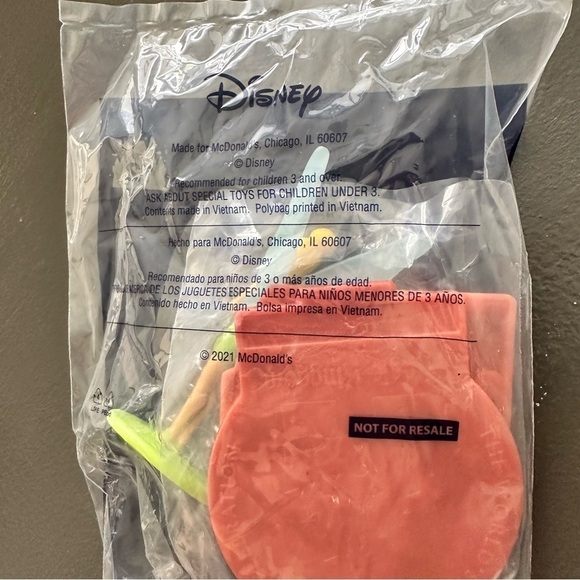 McDonald's Disney World Toy Tinkerbell 50th Anniversary Tink Collectible NEW - Picture 8 of 8